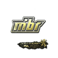 Sticker | MIBR (Gold) | Antwerp 2022 image 120x120