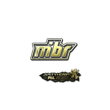 Sticker | MIBR (Gold) | Antwerp 2022 image 360x360