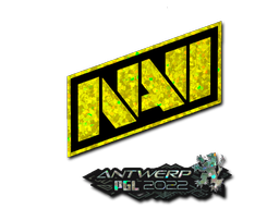 Aufkleber | Natus Vincere (Glitzer) | Antwerpen 2022