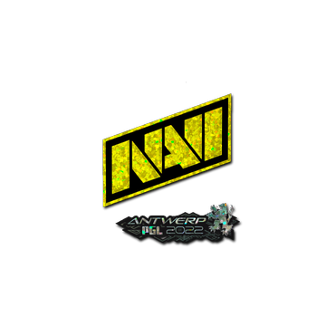 Sticker | Natus Vincere (Glitter) | Antwerp 2022 image 360x360