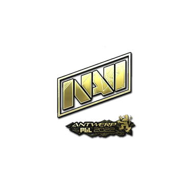 Sticker | Natus Vincere (Gold) | Antwerp 2022 image 360x360