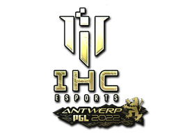 Klistermærke | IHC Esports (Guld) | Antwerp 2022