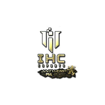 Sticker | IHC Esports (Gold) | Antwerp 2022 image 360x360