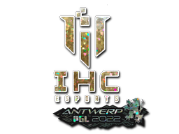 Наклейка | IHC Esports (с блёстками) | Антверпен-2022