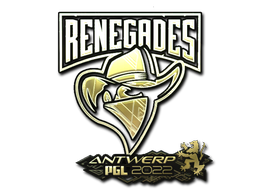 Klistremerke | Renegades (gull) | Antwerp 2022