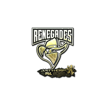 Sticker | Renegades (Gold) | Antwerp 2022 image 360x360