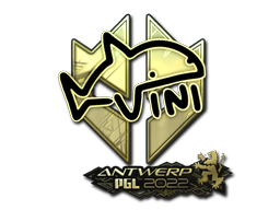 Sticker | VINI (Goud) | Antwerpen 2022