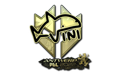 Sticker | VINI (Gold) | Antwerp 2022