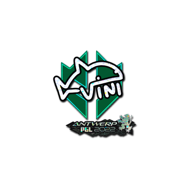 Sticker | VINI (Glitter) | Antwerp 2022 image 360x360