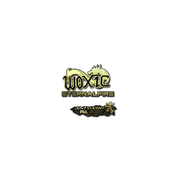 Sticker | woxic (Gold) | Antwerp 2022