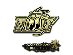 ステッカー | WOOD7 (ゴールド) | Antwerp 2022