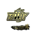 Sticker | WOOD7 (Gold) | Antwerp 2022 image 120x120