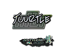 Sticker | Tuurtle (Glitter) | Antwerp 2022
