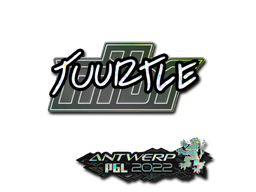 Autocolante | Tuurtle (Glitter) | Antuérpia 2022