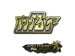 ステッカー | Tuurtle (ゴールド) | Antwerp 2022