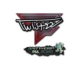 ステッカー | Twistzz (グリッター) | Antwerp 2022