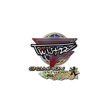 Sticker | Twistzz (Glitter, Champion) | Antwerp 2022 image 360x360