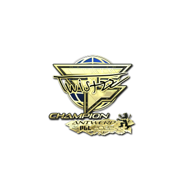 Sticker | Twistzz (Gold, Champion) | Antwerp 2022 image 360x360