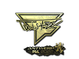 Sticker | Twistzz (Gold) | Antwerp 2022