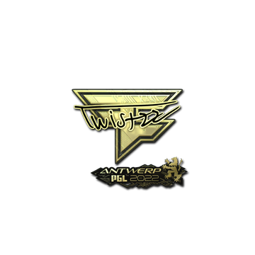 Sticker | Twistzz (Gold) | Antwerp 2022 image 360x360