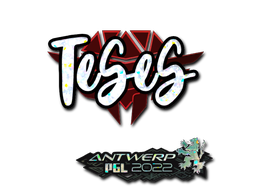 Sticker | TeSeS (Glitter) | Antwerp 2022