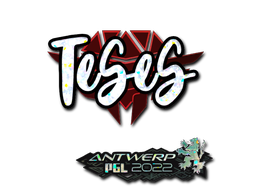 Samolepka | TeSeS (třpytivá) | PGL Antwerp 2022