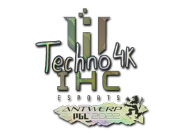 스티커 | Techno4K(홀로그램) | 안트베르펜 2022