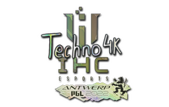 Sticker | Techno4K (Holo) | Antwerp 2022
