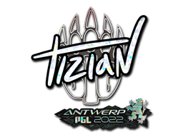 Autocolante | tiziaN (Glitter) | Antuérpia 2022