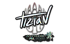 Sticker | tiziaN (Glitter) | Antwerp 2022