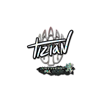 Sticker | tiziaN (Glitter) | Antwerp 2022 image 360x360