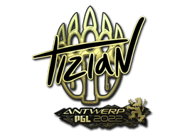 Sticker | tiziaN (Gold) | Antwerp 2022
