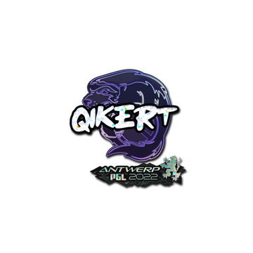 Sticker | qikert (Glitter) | Antwerp 2022 image 360x360