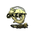 Sticker | qikert (Gold) | Antwerp 2022 image 120x120