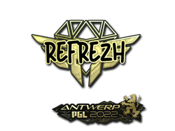 สติกเกอร์ | refrezh (ทอง) | Antwerp 2022