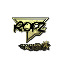 Sticker | ropz (Gold) | Antwerp 2022 image 120x120