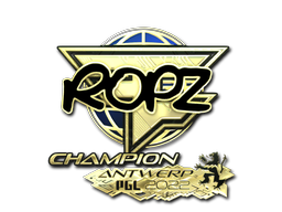 貼紙 | ropz（黃金，冠軍）| Antwerp 2022