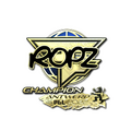 Sticker | ropz (Gold, Champion) | Antwerp 2022 image 120x120