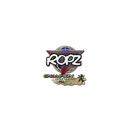 Sticker | ropz (Glitter, Champion) | Antwerp 2022