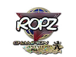 스티커 | ropz(반짝이, 우승팀) | 안트베르펜 2022