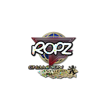 Sticker | ropz (Glitter, Champion) | Antwerp 2022 image 360x360