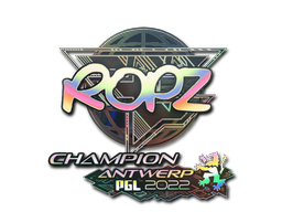 貼紙 | ropz（彩光，冠軍）| Antwerp 2022