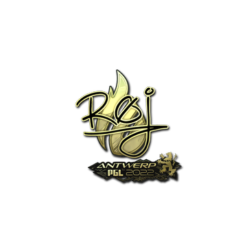 Sticker | roeJ (Gold) | Antwerp 2022 image 360x360