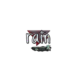 Sticker | rain (Glitter) | Antwerp 2022