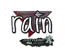 Sticker | rain (Glitter) | Antwerp 2022