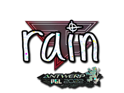 Autocolante | rain (Glitter) | Antuérpia 2022