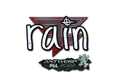 Sticker | rain (Glitter) | Antwerp 2022