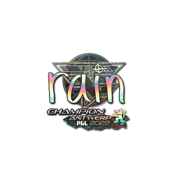 Sticker | rain (Holo, Champion) | Antwerp 2022 image 360x360