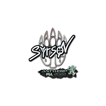 Sticker | syrsoN (Glitter) | Antwerp 2022 image 360x360