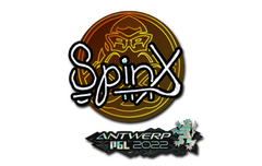 Sticker | Spinx (Glitter) | Antwerp 2022